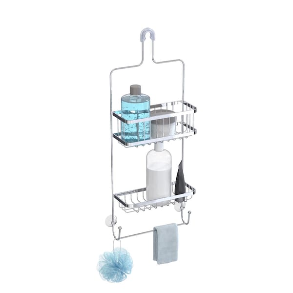 Better Living Better Living Astra 25.5 in. H X 5 in. W X 10.98 in. L Chrome Silver Shower Caddy - 13214
