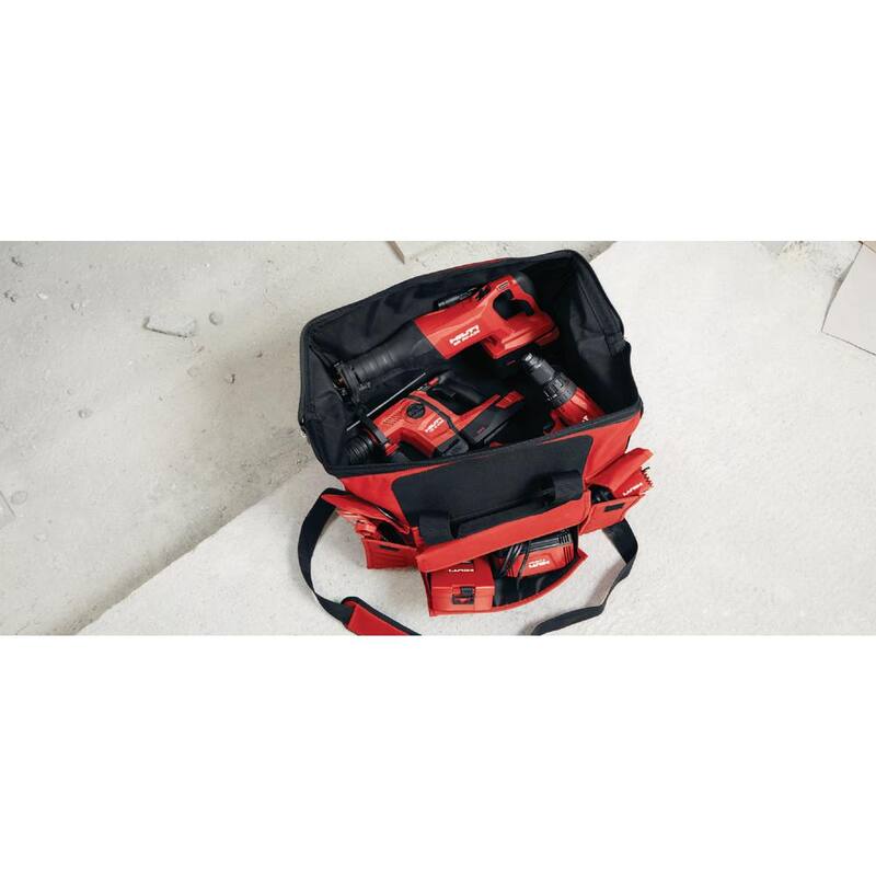 Hilti 14.2 in. Large Soft Tool Bag in Red - 2323712