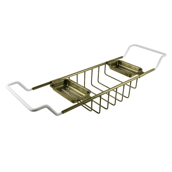 Kingston Brass Bathtub Caddy Tray, Antique Brass - CC2153