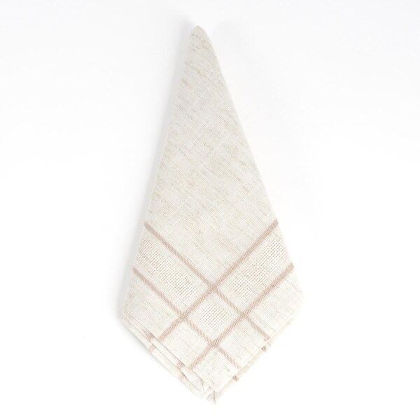 Rlm Distribution SARO  20 in. Darcy Knitted Square Knitted Design Down Filled Pillow - Ivory - HO2657444