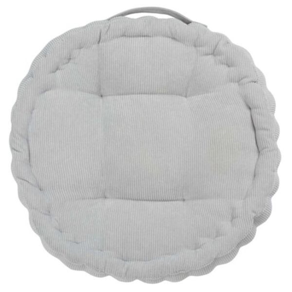 Safavieh Alaris Round Floor Pillow, Silver - FLP1021B