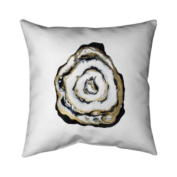Fondo 20 x 20 in. Golden Agate-Double Sided Print Indoor Pillow - FO2772432
