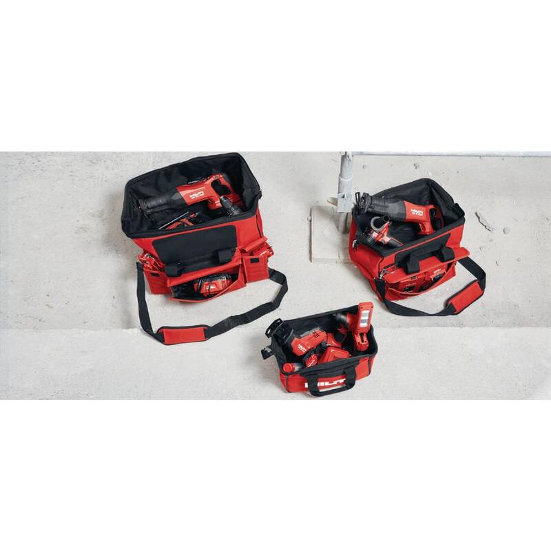 Hilti 13.4 in. Soft Tool Bag in Red - 2323711