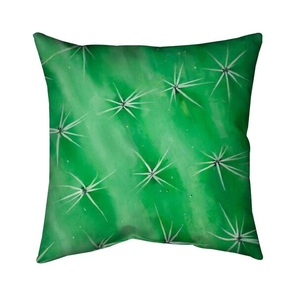 Fondo 26 x 26 in. Cactus Closeup-Double Sided Print Indoor Pillow - FO2798541