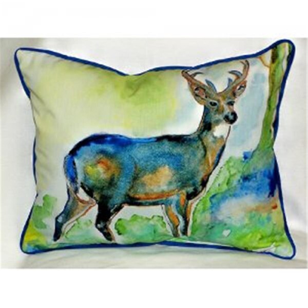 Betsy Drake Betsys Deer Throw Pillow- 16 x 20 in. - HJ336