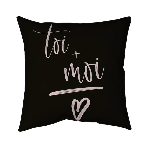 Begin Home Decor 20 x 20 in. You Plus Me-Double Sided Print Indoor Pillow - 5541-2020-QU21-1