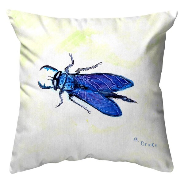 Betsy Drake 18 x 18 in. House Fly No Cord Pillow - NC848