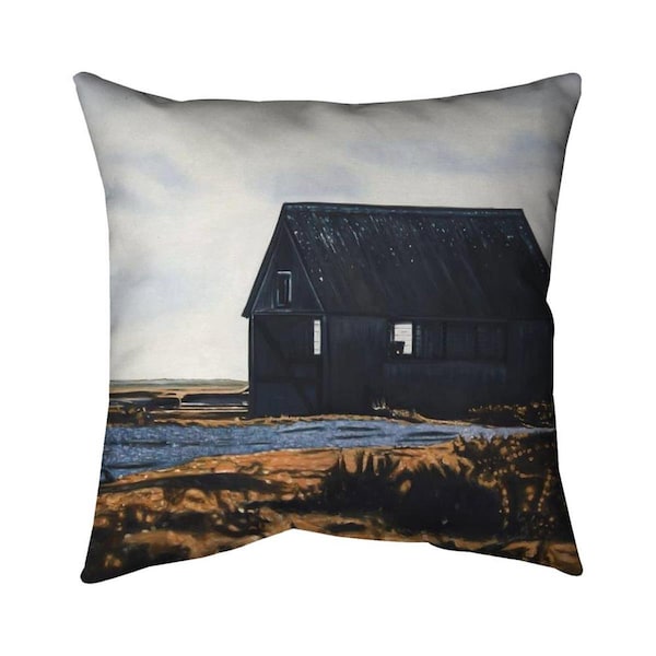 Begin Home Decor 20 x 20 in. Abandoned Barn-Double Sided Print Indoor Pillow - 5541-2020-LA164