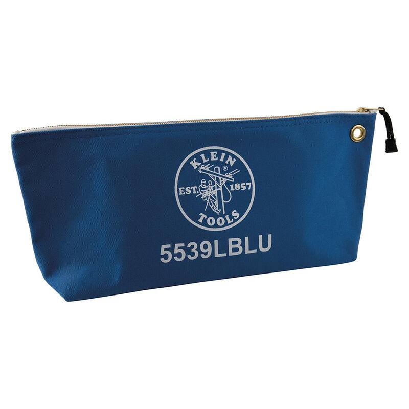 Klein Tools 18 in. Canvas Tool Bag with Zipper in Blue - 5539LBLU