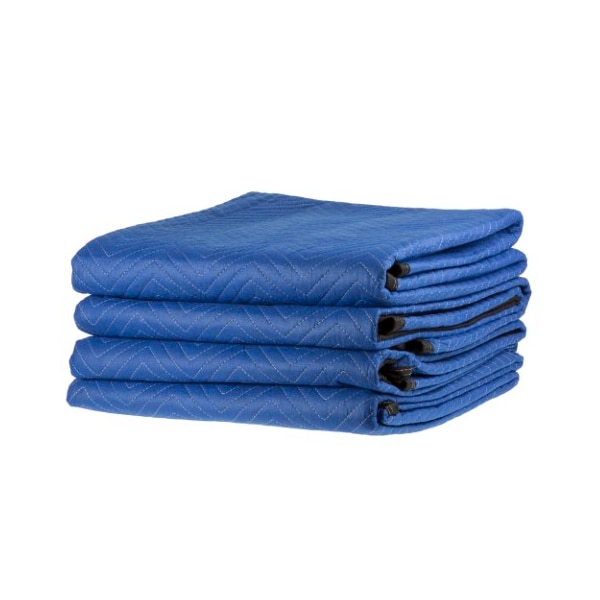 Fleming Supply Quilted Moving Blanket- Protect and Cover Furniture, Cars, and Belongings- Heavy Duty Padding - 450083OPD