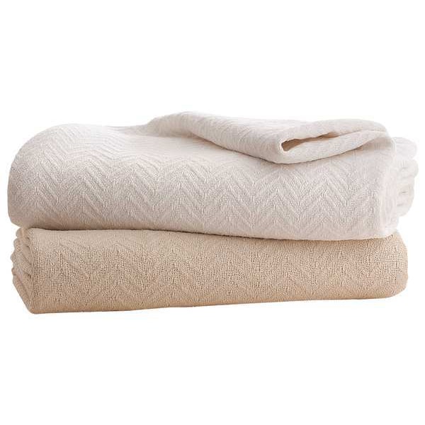 Grand Patrician Blanket, King, 108x90 In., Natural, PK2 - 1B07327