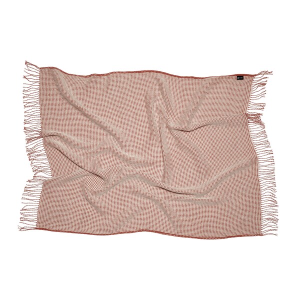 Classic Accessories Indoor/Outdoor Reversible Throw Blanket, 66 x 59 Inch, Spice - 50-151-011701-EC