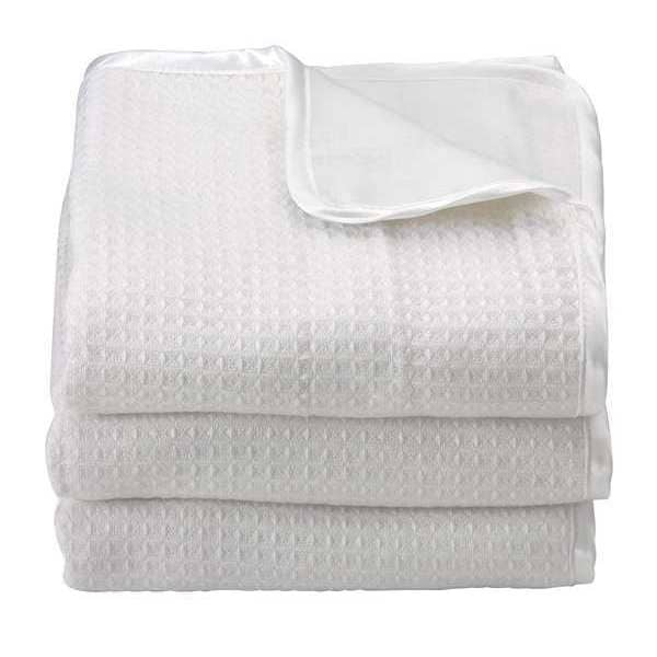 Foundations ThermaLux Baby Blankets, White, 32"x 40", White, 6PK - CB-TL-WH-06