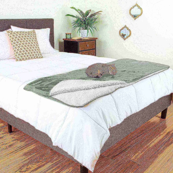 Pet Adobe Pet Adobe Waterproof Pet Blanket, Washable, Bed and Furniture Protector, 50-inch x 60 inch, Gray - 192262ANN