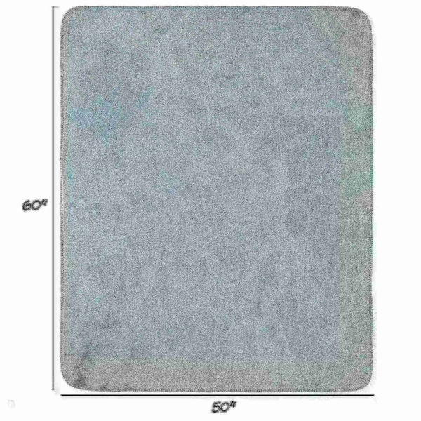 Pet Adobe Pet Adobe Waterproof Pet Blanket, Washable, Bed and Furniture Protector, 50-inch x 60 inch, Gray - 192262ANN
