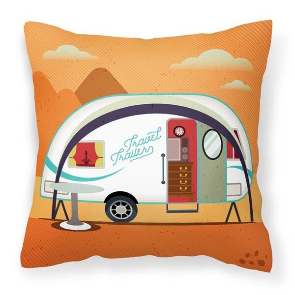 Carolines Treasures Carolines Treasures BB5480PW1818 Greatest Adventure New Camper Fabric Decorative Pillow - BB5480PW1818