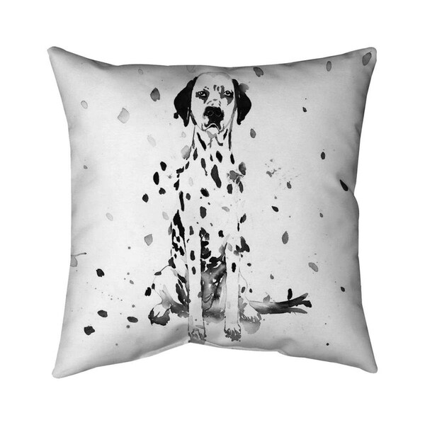 Fondo 26 x 26 in. Dalmatian Dog-Double Sided Print Indoor Pillow - FO2795925