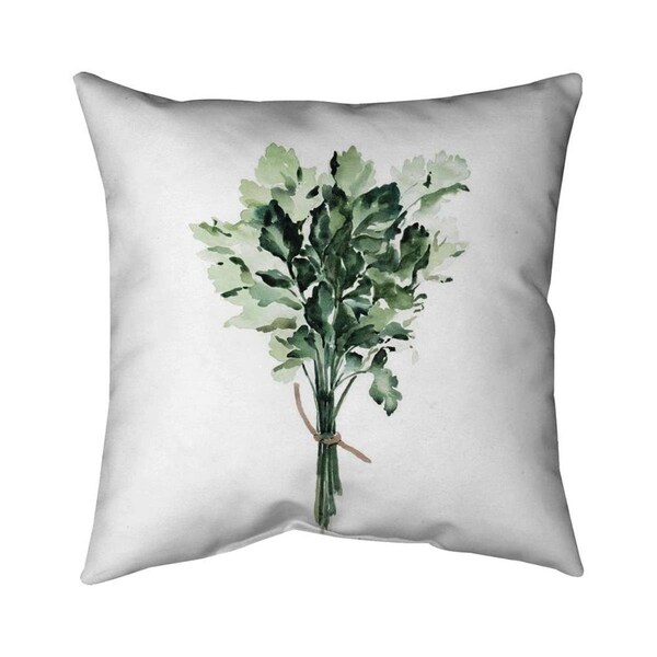 Begin Home Decor 20 x 20 in. Tied Up Persil Bundle-Double Sided Print Indoor Pillow - 5541-2020-GA93