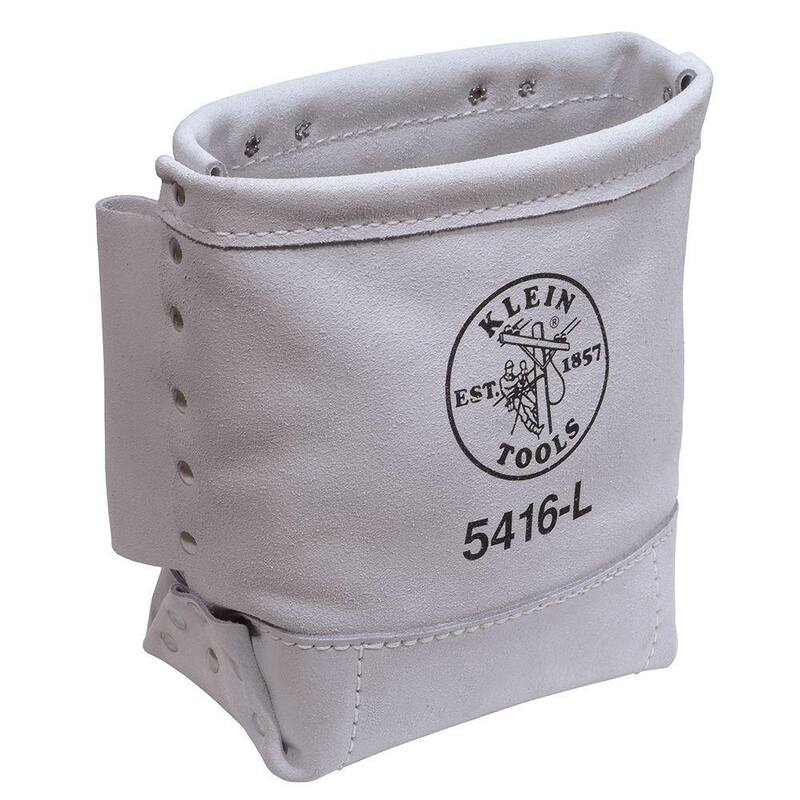 Klein Tools 9 in. Leather Bull-Pin and Bolt Bag - 5416L