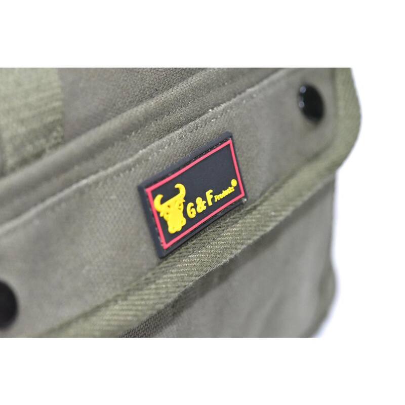 G & F Products 11 in. Government Issued Style Mechanics Heavy-Duty Tool Bag in Olive - 10095olive