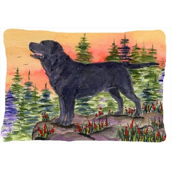 Carolines Treasures Carolines Treasures SS8624PW1216 12 x 16 in. Labrador Decorative Indoor & Outdoor Fabric Pillow - SS8624PW1216