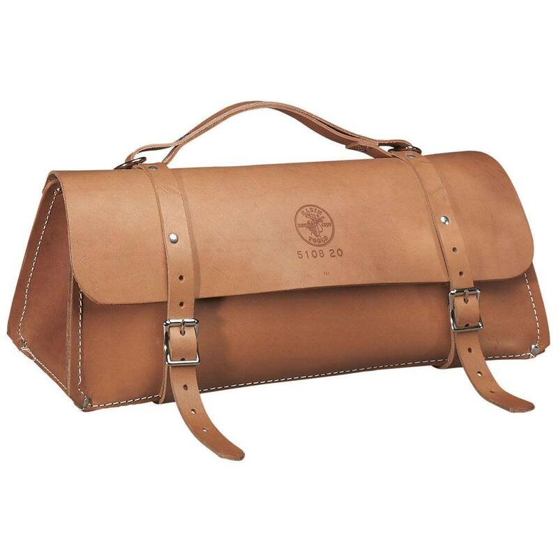 Klein Tools Deluxe Leather Bag, 20-Inch - 5108-20