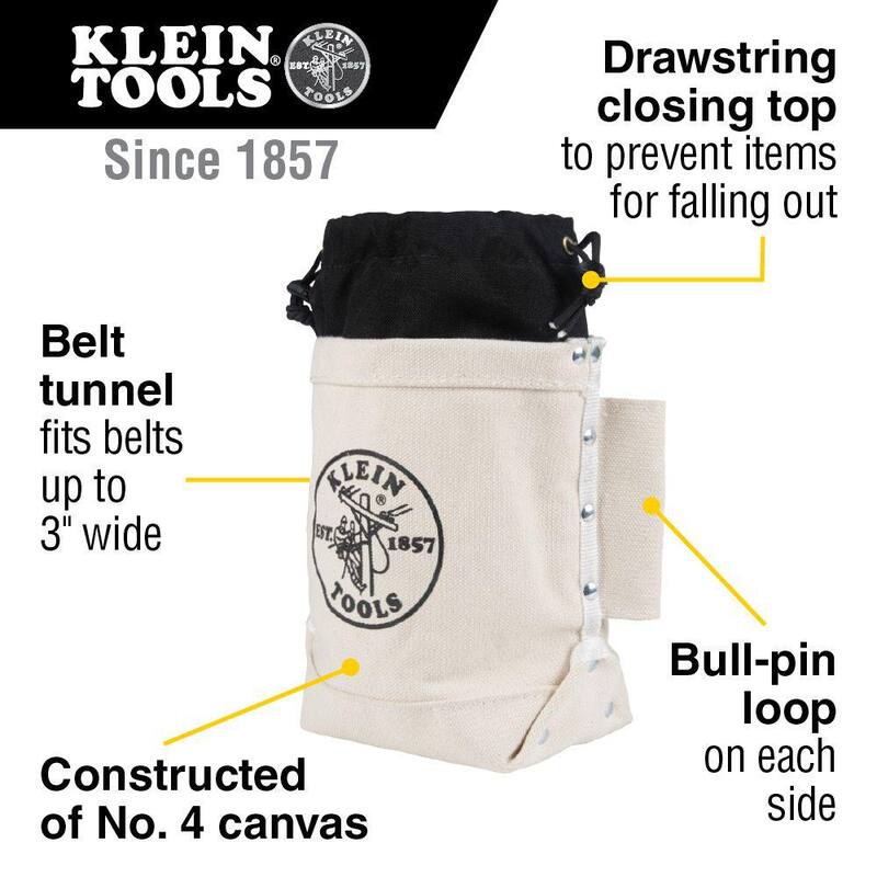 Klein Tools 5 in. Top Closing Bolt Tool Bag - 5416TC