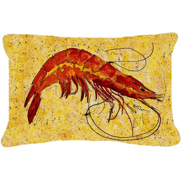 Jensendistributionservices Shrimp Indoor & Outdoor Fabric Decorative Pillow - MI2554063
