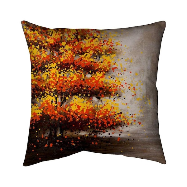 Fondo 26 x 26 in. Dotted Tree-Double Sided Print Indoor Pillow - FO2779824
