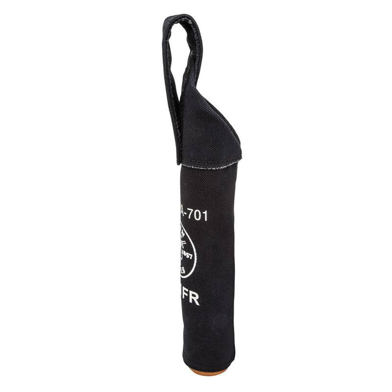 Klein Tools 2-1/2 in. Flame-Retardant Canvas Electrode Tool Bag in Black - 5471FR