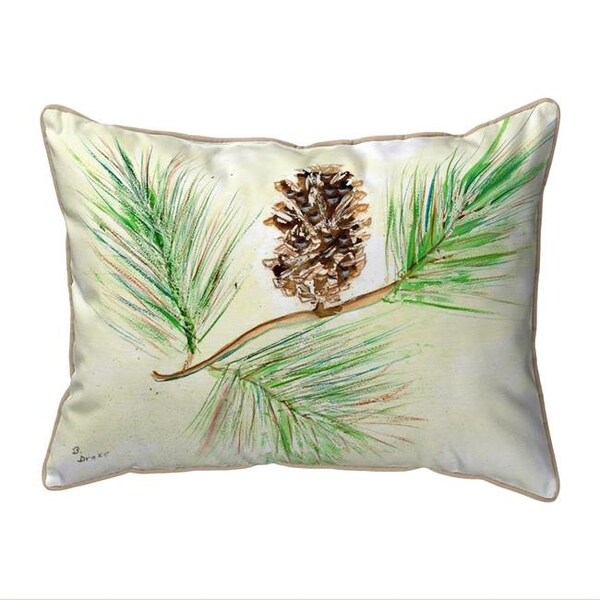 Betsy Drake Betsy Drake SN161 11 x 14 in. Pinecone Small Pillow - SN161