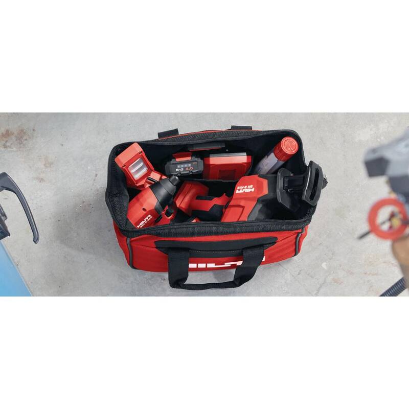 Hilti 12.6 in. x 7.9 in. x 9.8 in. Durable Sub-Compact Tool Bag - 2323710
