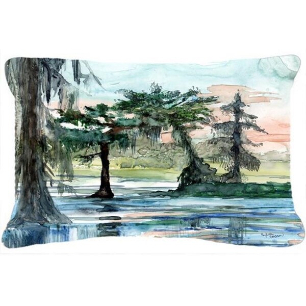 Carolines Treasures Carolines Treasures 8985PW1216 In the Swamp Fabric Decorative Pillow - 8985PW1216