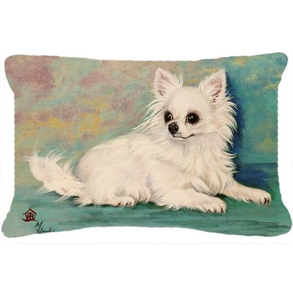 Carolines Treasures Carolines Treasures MH1057PW1216 Chihuahua Queen Mother Fabric Decorative Pillow - MH1057PW1216
