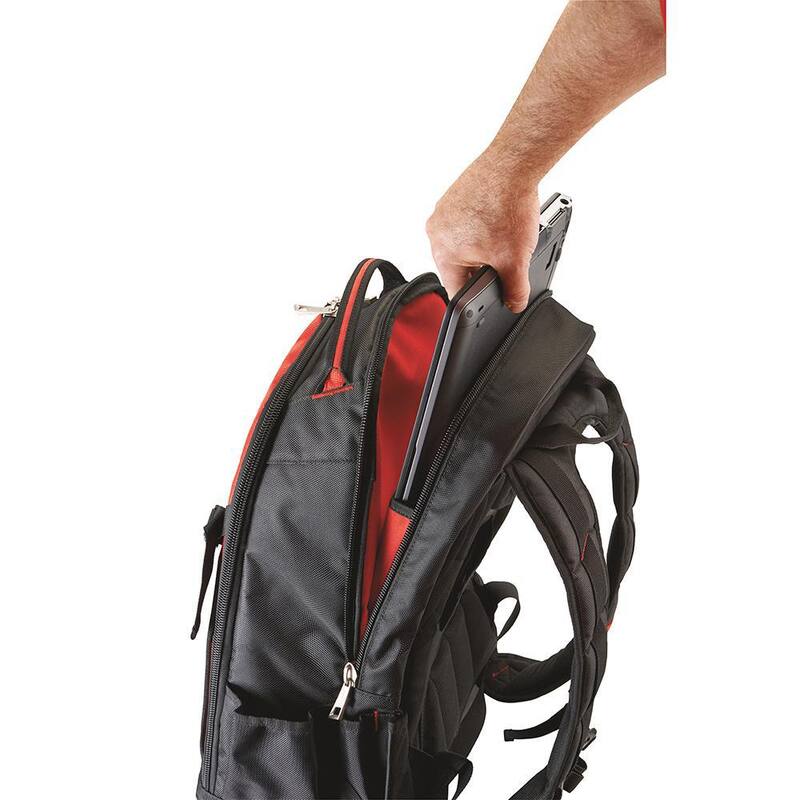 Milwaukee Jobsite Backpack with 28 oz. Dead Blow Hammer - 48-22-8200-48-22-9150
