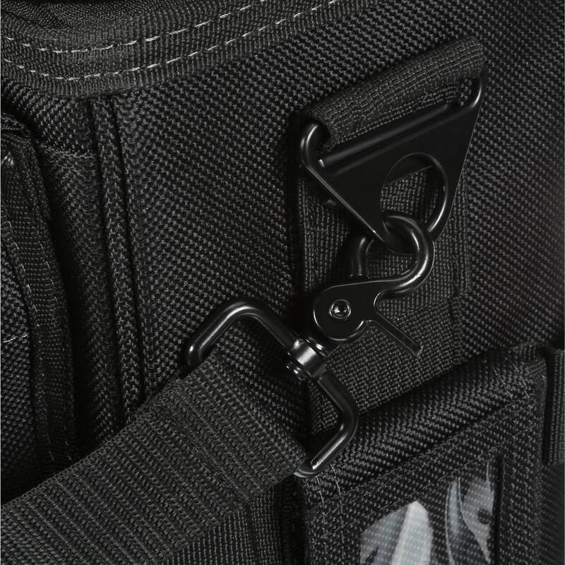 TOUGHBUILT 19.5" Large Black Laptop Bag with Quick Access, Shoulder Strap, ClipTech hub and padded device pocket - TB-EL-1-L2