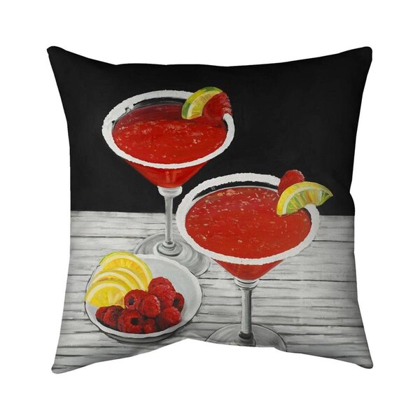 Fondo 26 x 26 in. Two Cosmopolitan-Double Sided Print Indoor Pillow - FO2775334