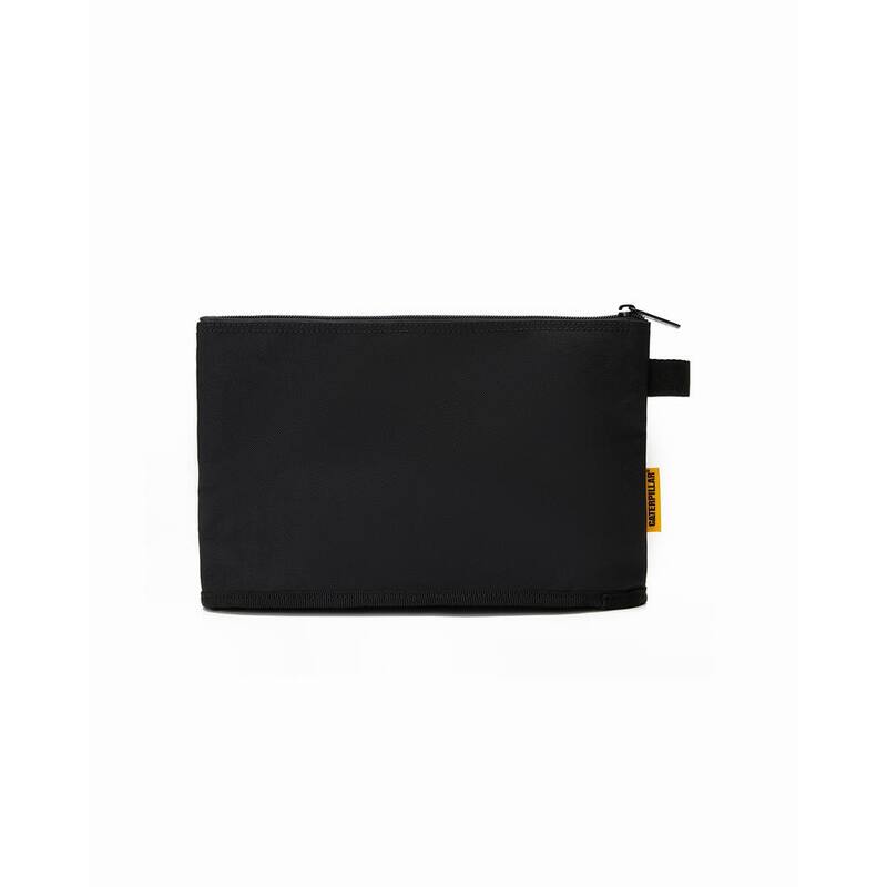 CAT Tool Storage, 12 in. 1 Pocket, Black and Yellow, 600-D Polyester, Document Bag, Can be Used to Organize Documents - 84666