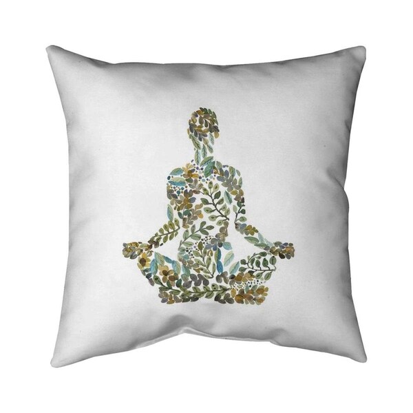 Fondo 26 x 26 in. Zen Attitude-Double Sided Print Indoor Pillow - FO2798662