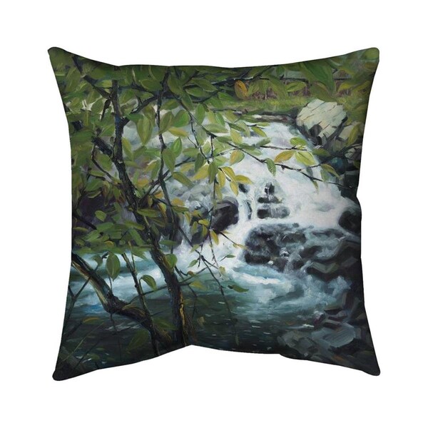 Fondo 26 x 26 in. Peaceful Fall-Double Sided Print Indoor Pillow - FO2779159