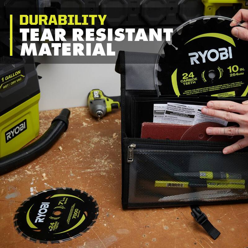 RYOBI LINK Accessory Organizer with 5-1/2 in. 18T Thin Kerf Carbide Circular Saw Blade - STM312-A065101