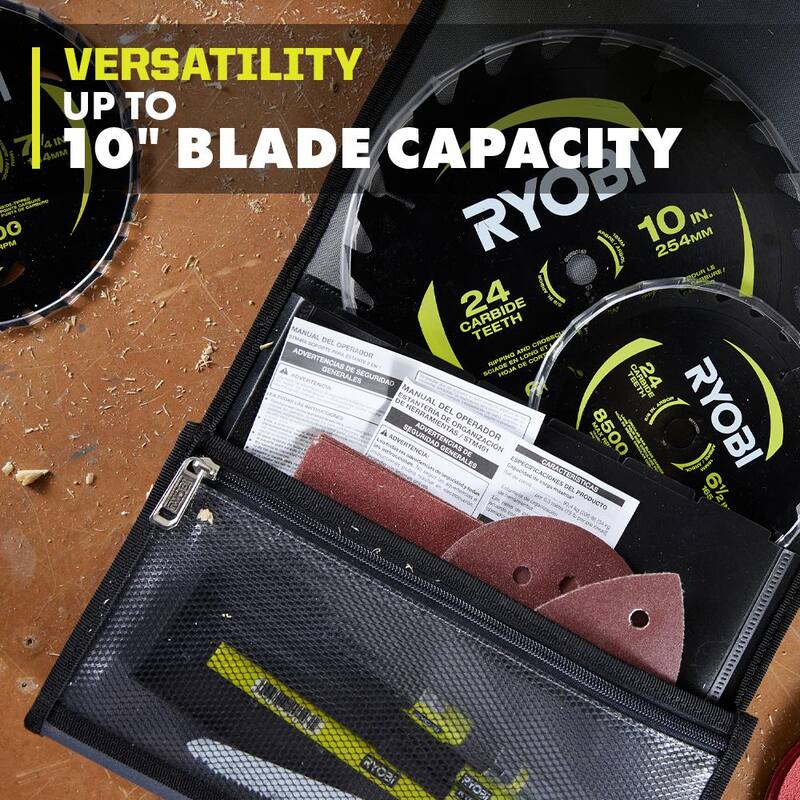 RYOBI LINK Accessory Organizer with 5-1/2 in. 18T Thin Kerf Carbide Circular Saw Blade - STM312-A065101