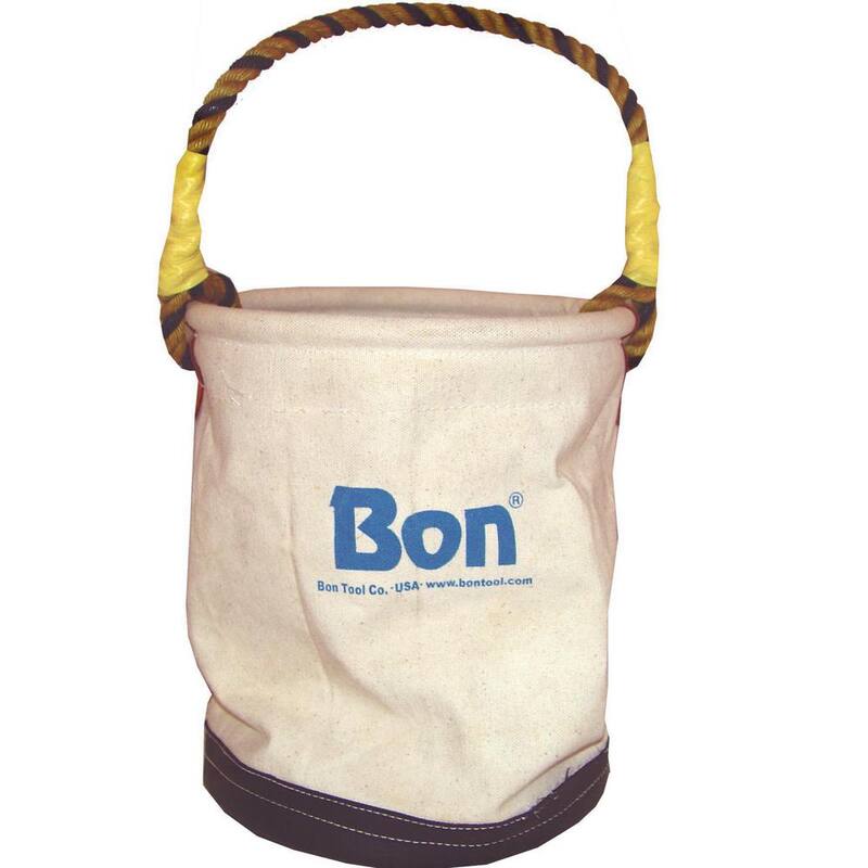 Bon Tool 16 in. Canvas Bucket Tool Bag - 41-102