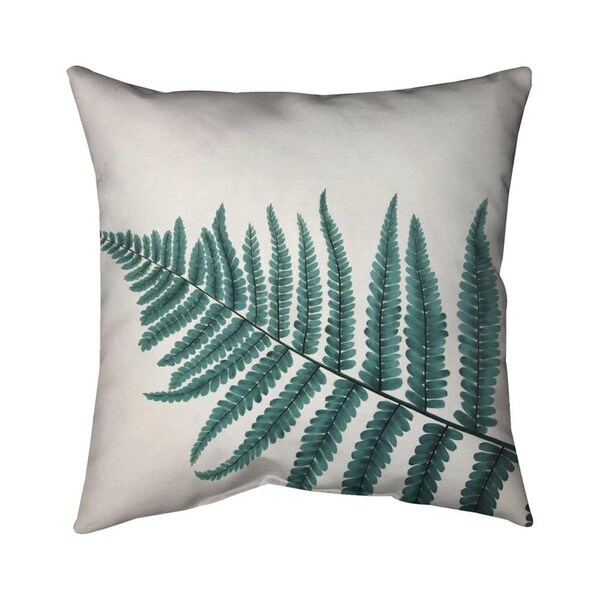 Fondo 26 x 26 in. Beautiful Fern-Double Sided Print Indoor Pillow - FO2798537