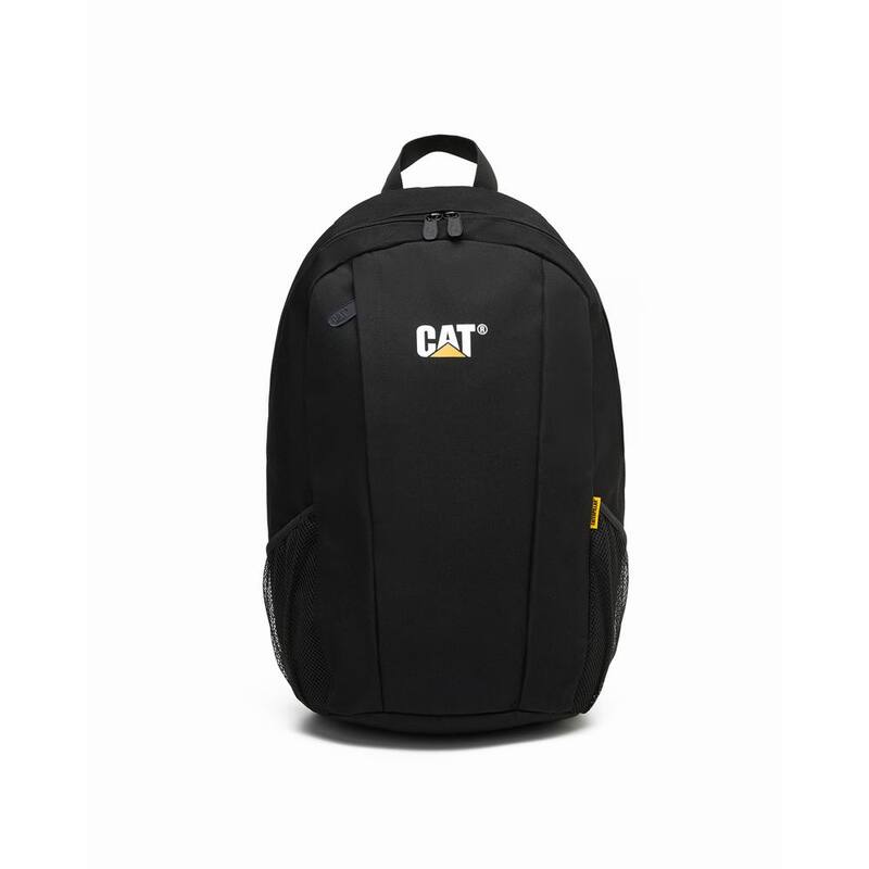 CAT Soft Bag, 12 in., 3 Pockets, Black, 600-D Polyester, Backpack, Large capacity Ample Storage Space, 1 Laptop Sleeve - 84622-01