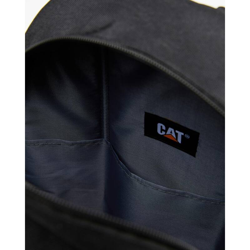 CAT Soft Bag, 12 in., 3 Pockets, Black, 600-D Polyester, Backpack, Large capacity Ample Storage Space, 1 Laptop Sleeve - 84622-01