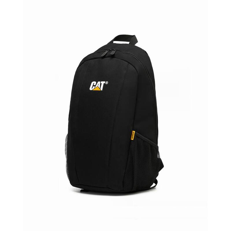 CAT Soft Bag, 12 in., 3 Pockets, Black, 600-D Polyester, Backpack, Large capacity Ample Storage Space, 1 Laptop Sleeve - 84622-01