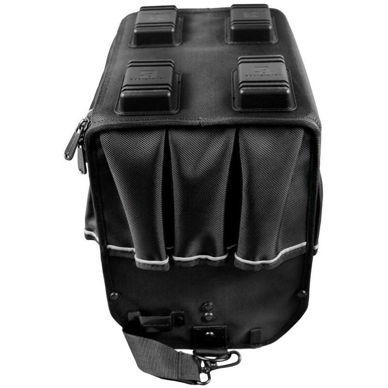 BOOTSTRAPT 12 in. Electrician's Tote Bag with Integrated Parts Bin Compartment - 006-512