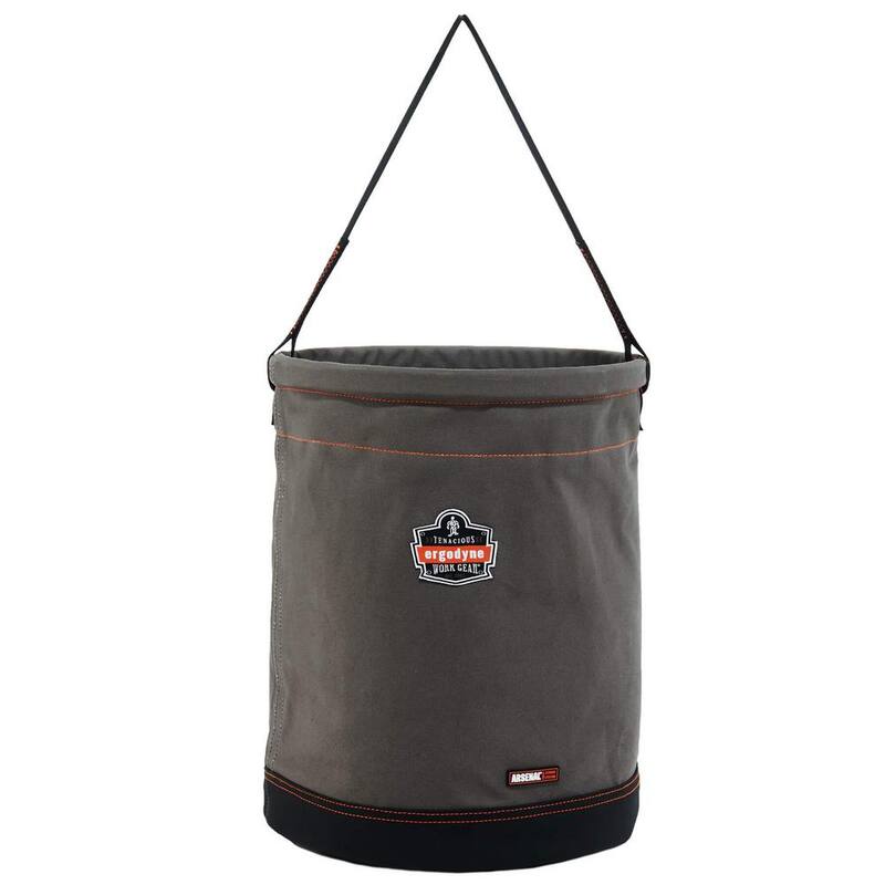 Ergodyne Arsenal 16 in. Tool Bucket, Gray Canvas - 5935