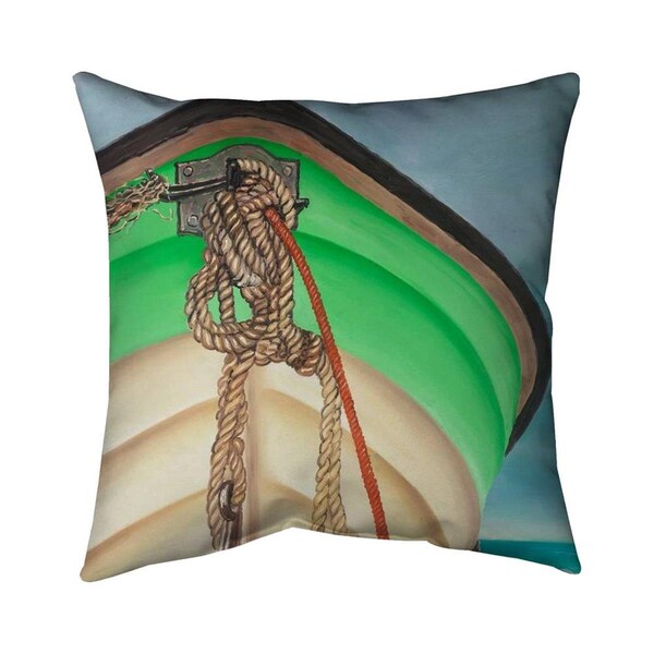 Fondo 26 x 26 in. Sailing Rowing Boat-Double Sided Print Indoor Pillow - FO2773729